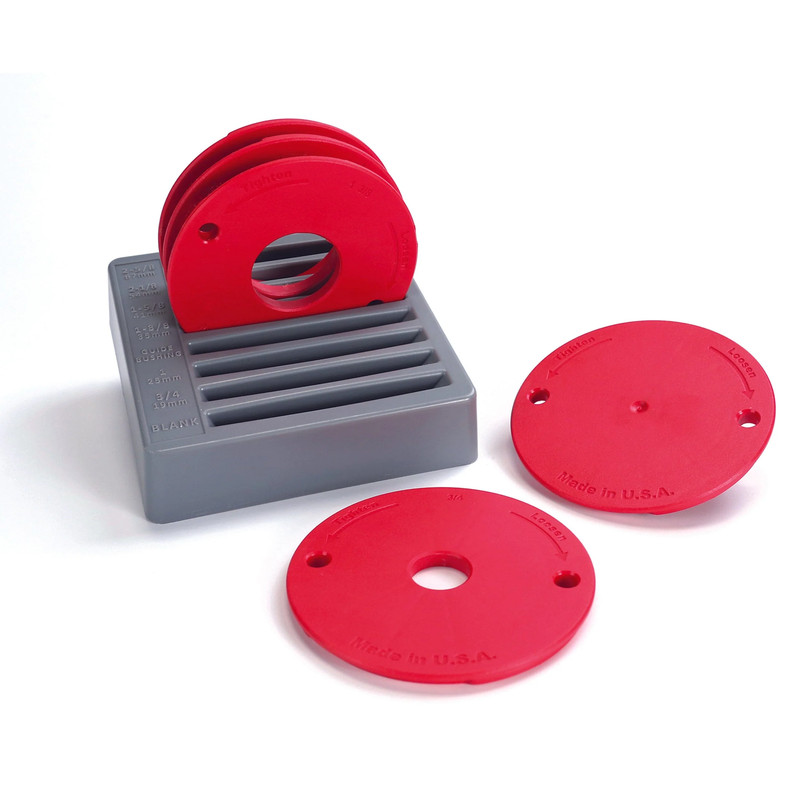Level-Loc Router Table Insert Ring Set - 5 Piece